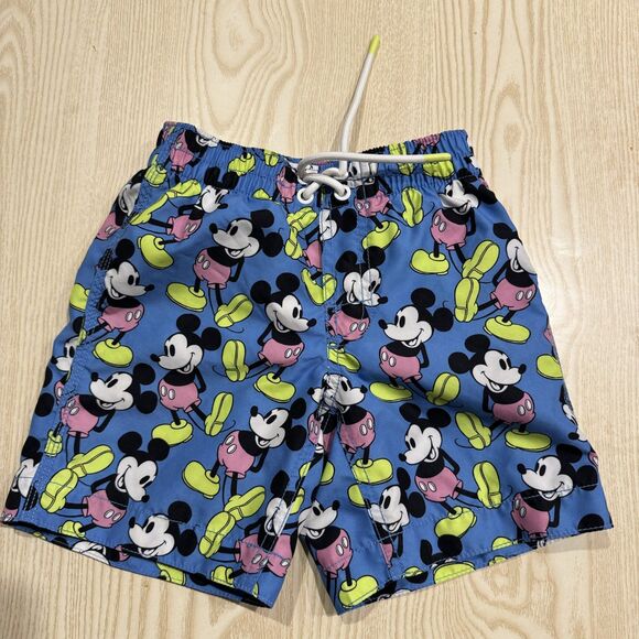 Gap Baby Swim Trunks Bundle Mickey Mouse Tie Dye Set of 2 Vacation Boys sz 4T - Picture 3 of 10